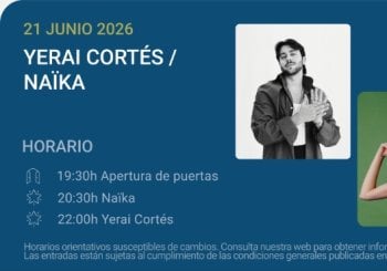 Yerai Cortés / Naïka - Noches del Botánico 2026 en Madrid