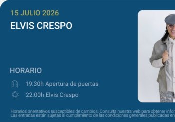 Elvis Crespo - Noches del Botánico 2026 en Madrid