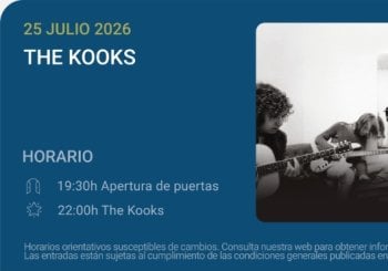 The Kooks - Noches del Botánico 2026 en Madrid
