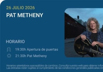 Pat Metheny - Noches del Botánico 2026 en Madrid