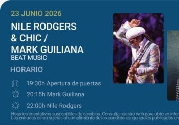 Nile Rodgers & CHIC / Mark Guiliana Beat Music - Noches del Botánico 2026 en Madrid