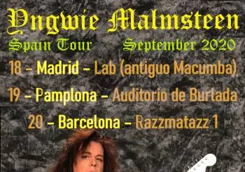 Yngwie Malmsteen 2020 en Barcelona
