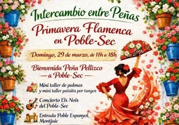 Bienvenida primavera, ¡vamos al tablao! E intercambio entre peñas flamencas en Barcelona