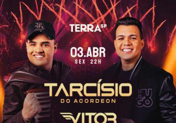 Show do Tarcísio do Acordeon e Vitor Fernandes no Terra SP en São Paulo