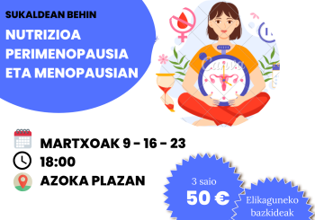 Nutrizioa perimenopausia eta menopausian en Gipuzkoa