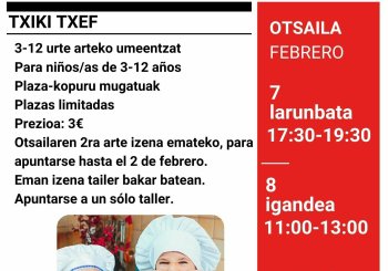 TXIKI TXEF - Martxoak 7 eta 8 Araba/Álava