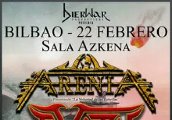 Arenia + Eveth + Fear Crowd en Bilbao, sala Azkena