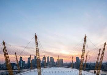 Up at The O2 Sunset Climb London