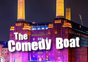 Dark Comedy on Iconic Battersea Barge London