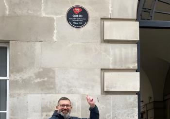 Freddie Mercury and Queen. The London tour