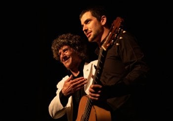 José de los Camarones y Edgar Platón en la Byron en Barcelona