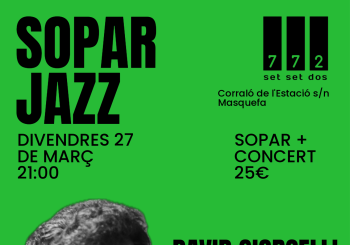 SOPAR JAZZ AMB DAVID GIORCELLI TRIO en Barcelona