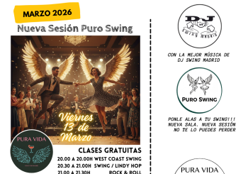 Puro Swing. Nuevo Proyecto. Clases + Baile Social. Entradas Gratuitas por Entradium en Madrid