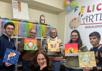 Taller de Dactilopintura en Madrid