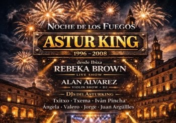 Asturking Noche de los Fuegos Gijón en Asturias