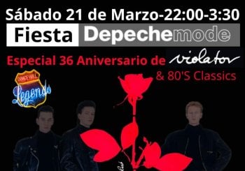FESTA DEPECHE MODE - ANIVERSARI VIOLATOR en Barcelona
