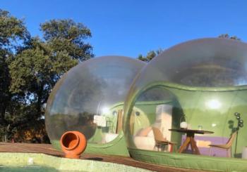 El Toril Glamping Experience: Habitación burbuja doble con piscina y brunch a Madrid