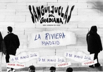 CONCIERTO SANGUIJUELAS DEL GUADIANA - MADRID - LA RIVIERA - MIÉRCOLES 6 DE MAYO