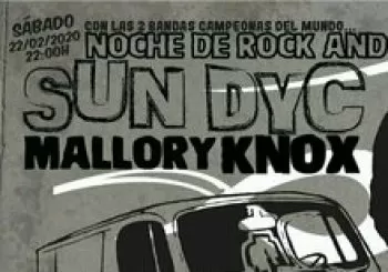 Sun Dyc + Mallory Knox en El Límite Rock Bar. En Collado Villalba
