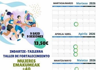 EMAKUMEENTZAKO INDARTZE TAILERRA- TALLER FORTALECIMIENTO PARA MUJERES Araba/Álava