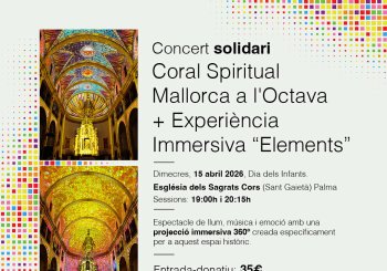 Concert solidari Coral Spiritual Mallorca a l'Octava + Experiència Immersiva “Elements” Balears, Illes