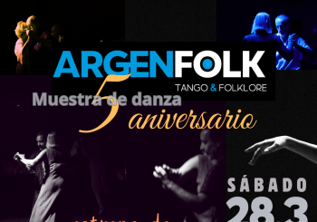 Muestra 5to. Aniversario de Argenfolk - Caminantes en Barcelona