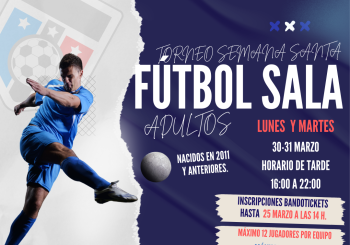 TORNEO ADULTO FÚTBOL SALA. SEMANA SANTA 2026 en Badajoz