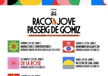 Racó Jove Passeig de Gomiz 2026 a Alicante