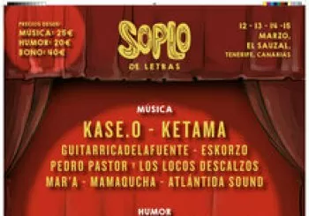 Festival Soplo de Letras 2020 Música en Tenerife ( Kase.O, Ketama, Eskorzo, Guitarricadelafuente). En El Sauzal