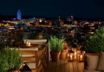 Cena de Sant Jordi en The Roof en Barcelona