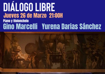 Diálogo Libre, Gino Marcelli & Yurena Darias, en el Café Teatro Rayuela en Santa Cruz de Tenerife