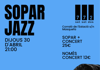 SOPAR JAZZ AMB AGUSTÍ BURRIEL TRIBUT A FRANK SINATRA Barcelona