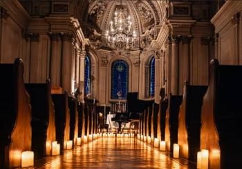 Moonlight Sonata by candlelight at St Mary Le Strand a London