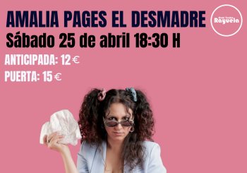 El Desmadre, Amalia Pages, en el Café Teatro Rayuela en Santa Cruz de Tenerife