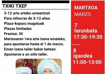 TXIKI TXEF 11 y 12 abril Araba/Álava