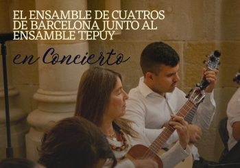 Ensamble de Cuatros junto al Ensamble Tepuy en Barcelona