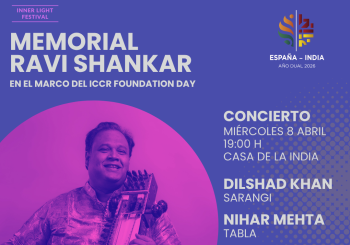 Memorial Ravi Shankar. Concierto a cargo de Dilshad Khan (sarangi) y Nihar Mehta (tabla) en Valladolid