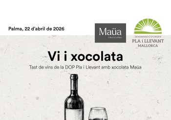 Maridatge de vins amb xocolata Maüa Balears, Illes
