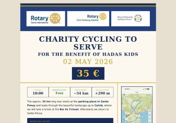 Charity cycling - Rotary Int. Calvià Balears, Illes