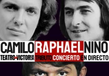 Consagrados. Camilo Sesto, Raphael y Nino Bravo - Teatro Victoria de Madrid
