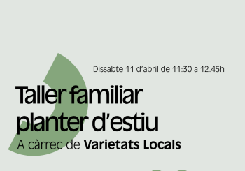 Taller Rata Market Primavera: taller familiar planter d'estiu Balears, Illes