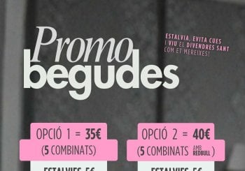 PROMO BEGUDES (divendres Sant) abonaments limitats Balears, Illes