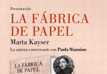 Presentación: «La fábrica de papel», de Marta Kayser en Gipuzkoa