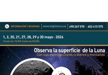 Observa la superficie lunar con sus espectaculares cráteres y montañas Valencia/València