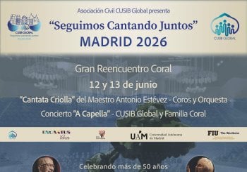 Seguimos Cantando Juntos - Concierto coral CUSIB Global 2026 en Madrid