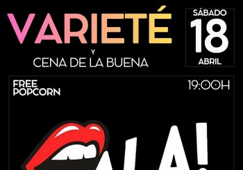 ALA!Carta – Varieté, cena y música en vivo 18 de abril – en Barcelona