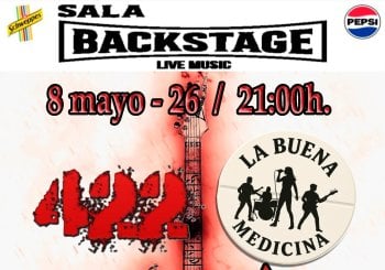 422, La buena medicina y Sueños de pasión (Tributo Último de la fila) en concierto Barcelona