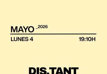 dis.tant (Carlos Zouain) · AUDE: Sesión con el artista + conversación [Ambient - electrónica] en Barcelona