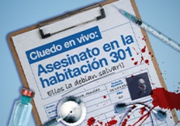 Cluedo en vivo: Asesinato en la Habitación 301 Madrid