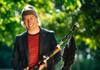 Carlos Núñez en concerto en Santiago de Compostela